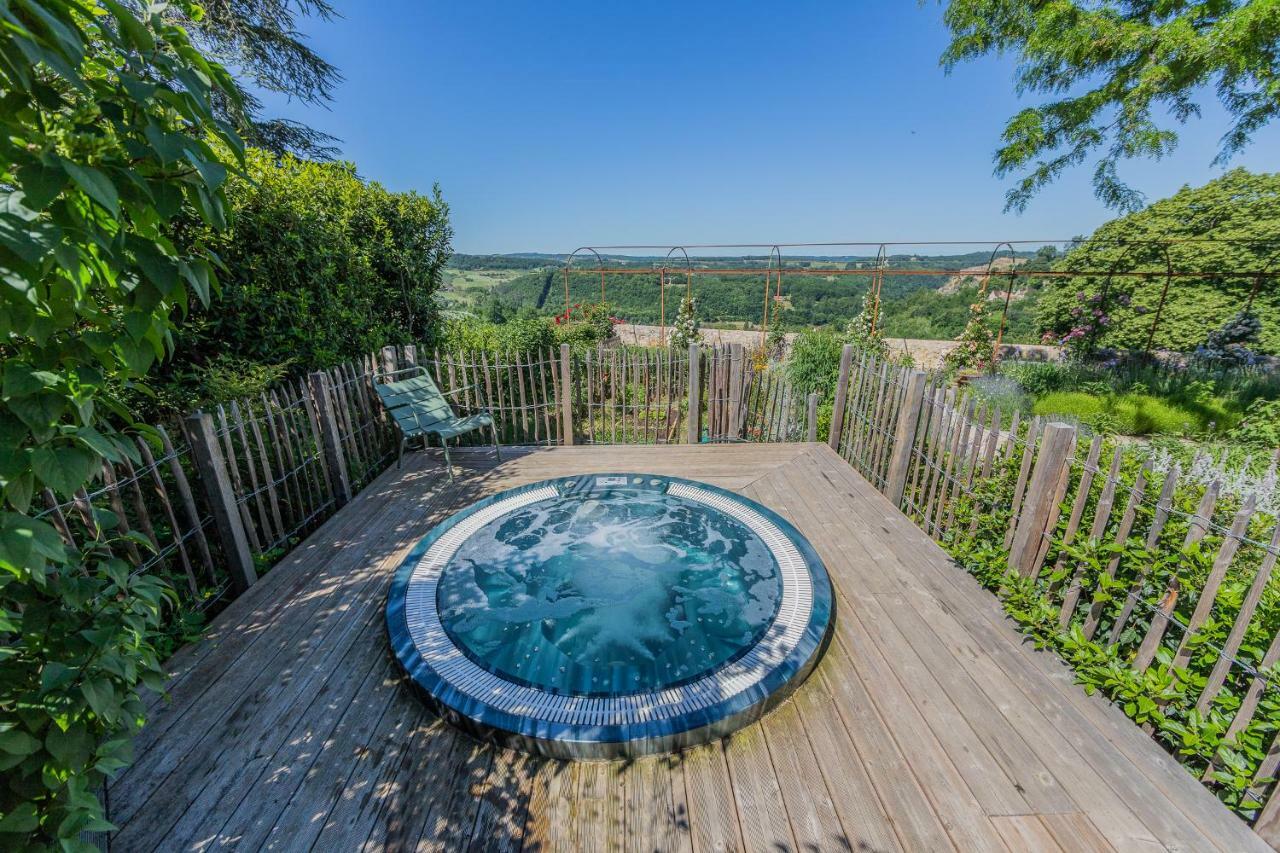 1 Logis A Domme - Piscine & Spa Exterior foto